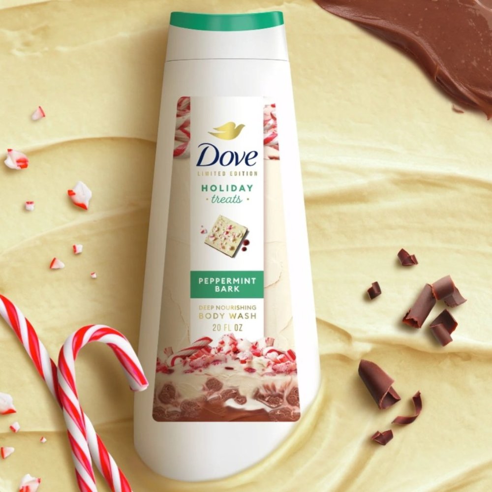 Dove Peppermint Bark Limited Edition Holiday Body Wash